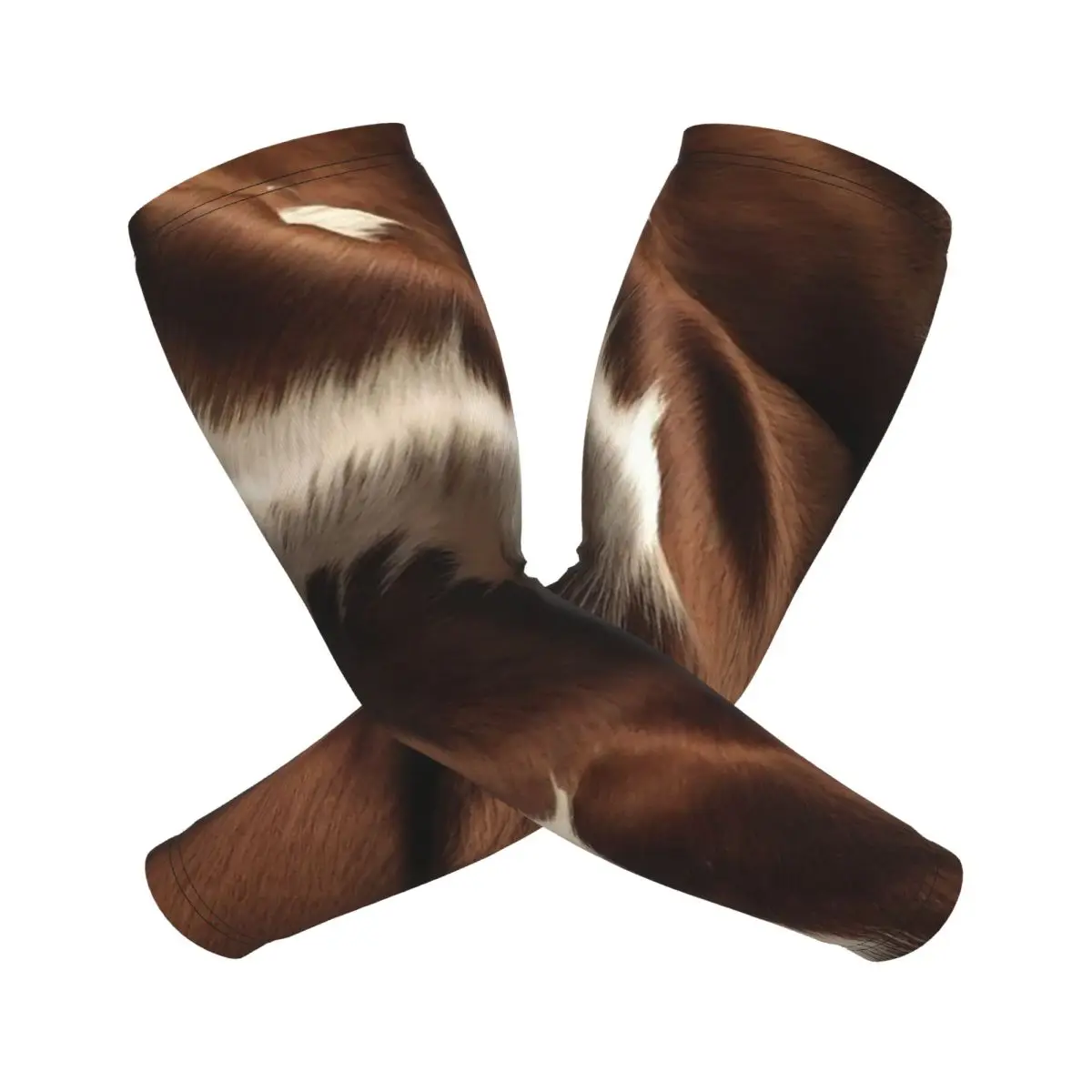 

Stylish Cow Fur Cowhide Texture Cow Skin Print Patter Arm Sleeves Men Women Sun UV Protection Tattoo Cover Up Sports Cycling