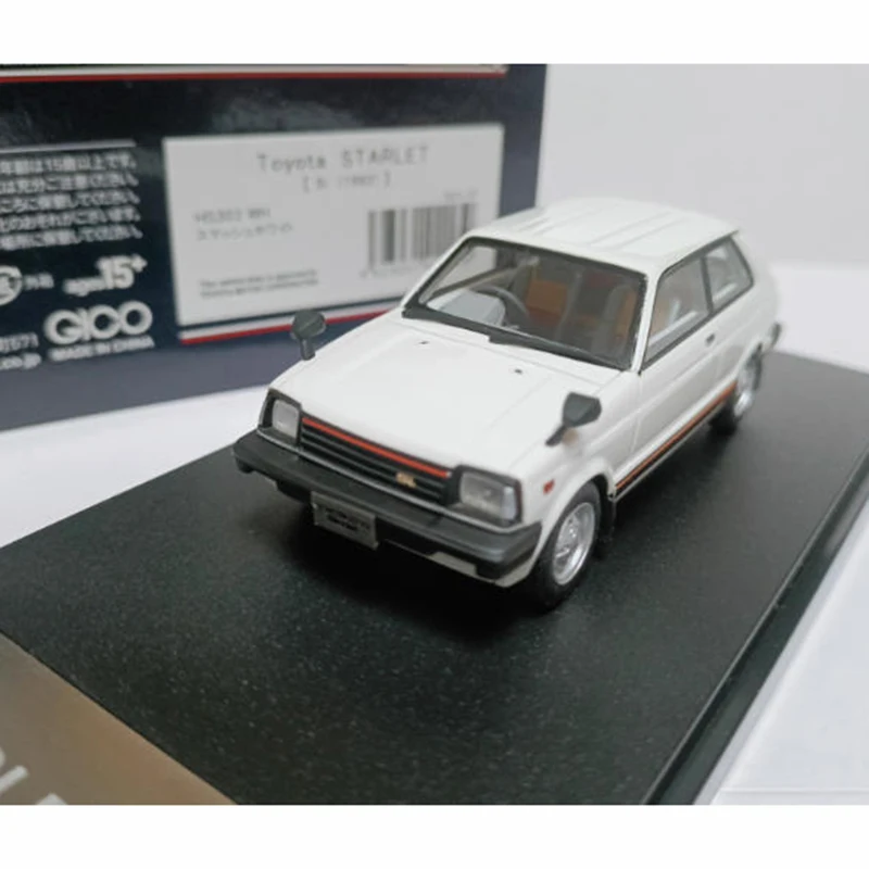 Hi Story schaal 1/43 Starlet Si 1982 legering automodel collectie display speelgoed geschenken souvenirs