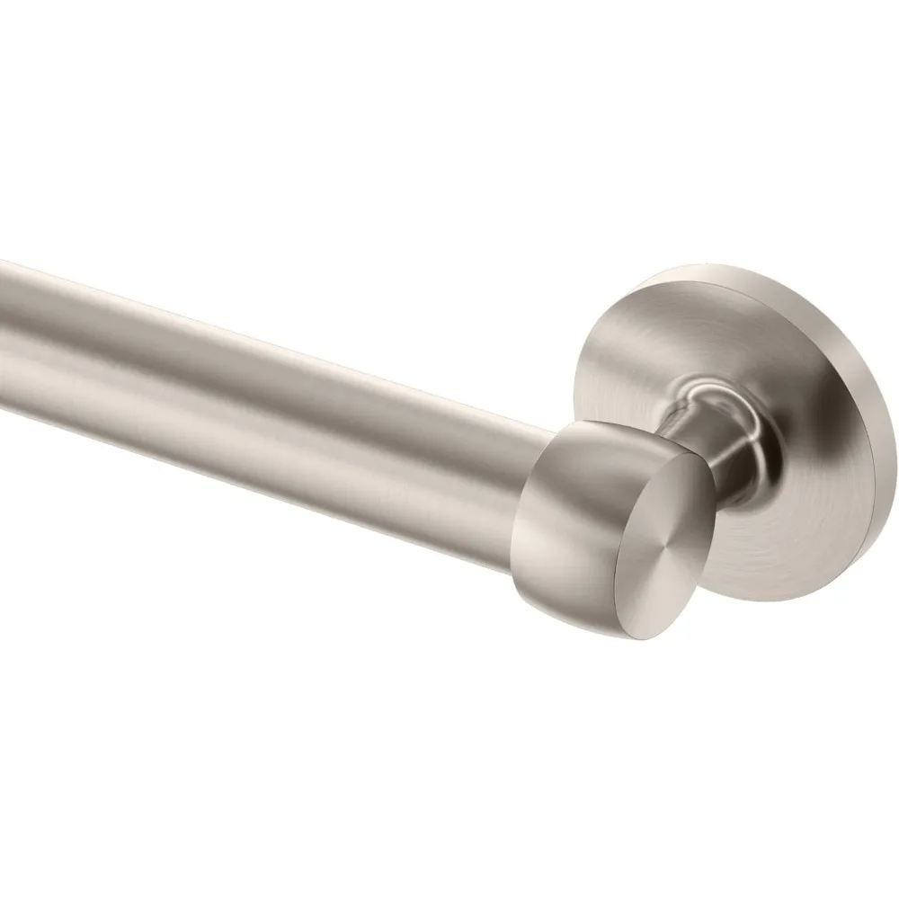 

621SN Gibson 18 L Grab Bar, Satin Nickel/ADA Compliant Stainless Steel Safety Grab Bar for Bathroom