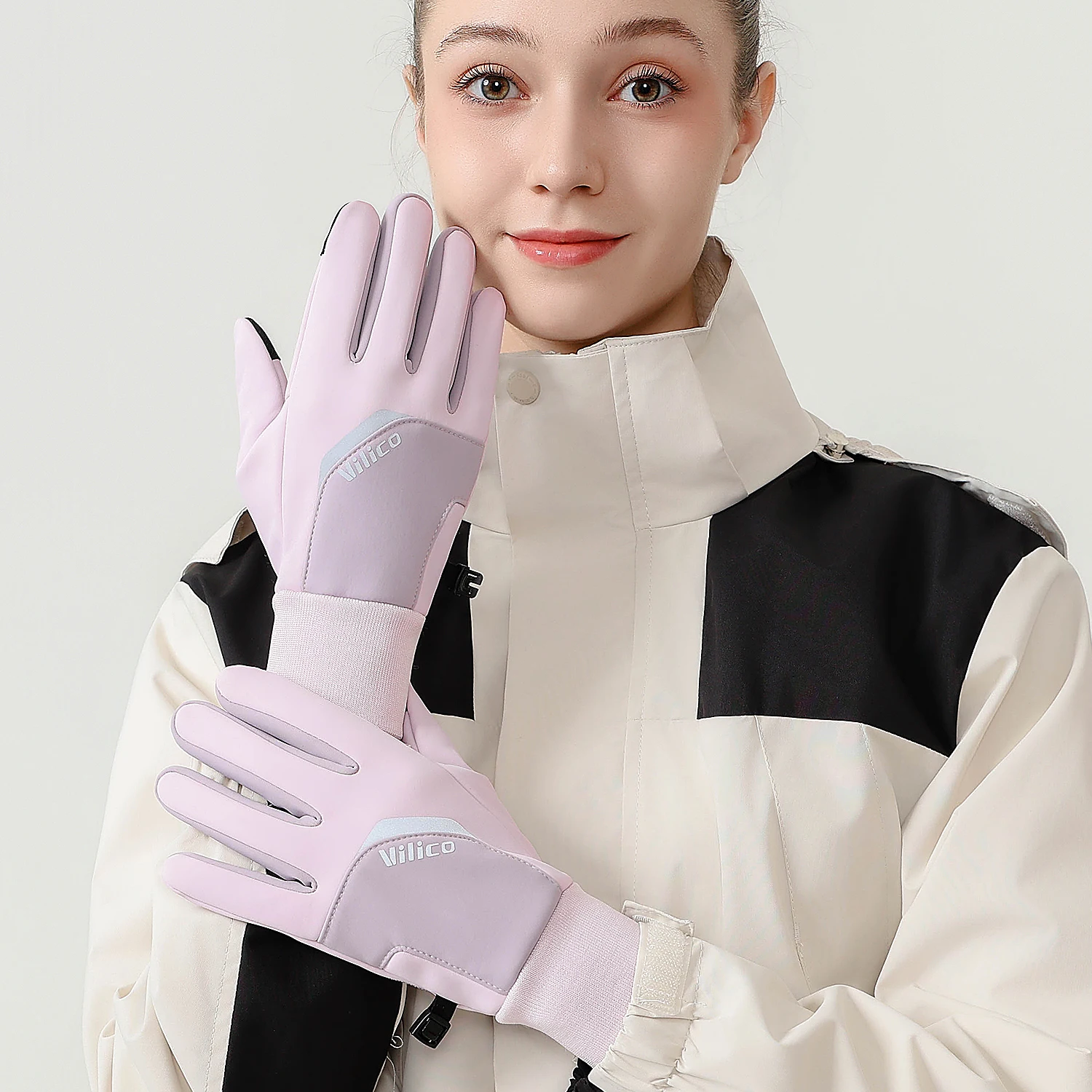 AliExpress Kyncilor Winter warm gloves, touch screen cold weather driving gloves, windproof and anti slip sports gloves, suitable for cycling, skiin