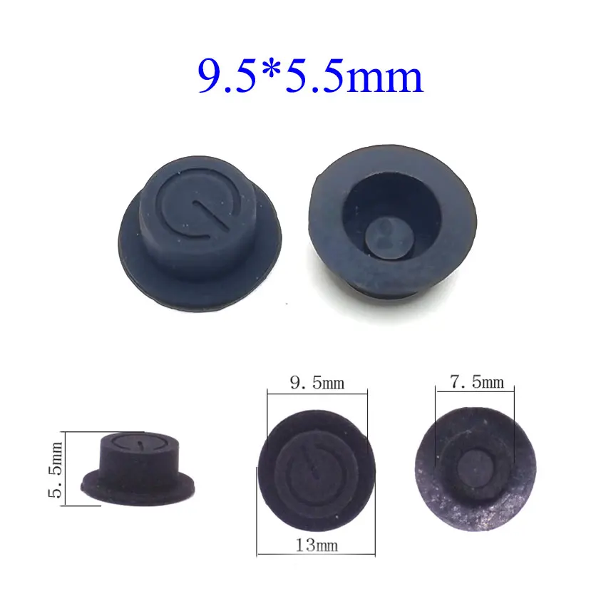 1PCS LED Flashlight middle side/tail click Switch Cap tailcap Soft Silicone boot protective button tail cap10/12/13.5/14.5/16mm