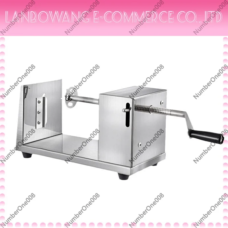 Manual Spiral Potato Cutter Stainless Steel Twist Potato Slicer for Food Truck