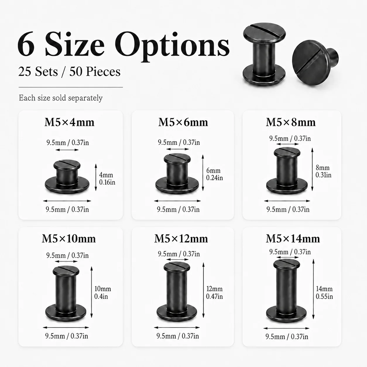25 adet Siyah M5 Düz Başlı Olu - Body Jewelry Chicago incelemesi ve fiyatı