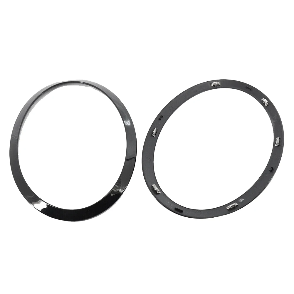 1Pair Headlight Trim Ring Decor Black Car Accessories For 2014-2019 MINI Cooper S F55 F56 F57-A91R - view 4