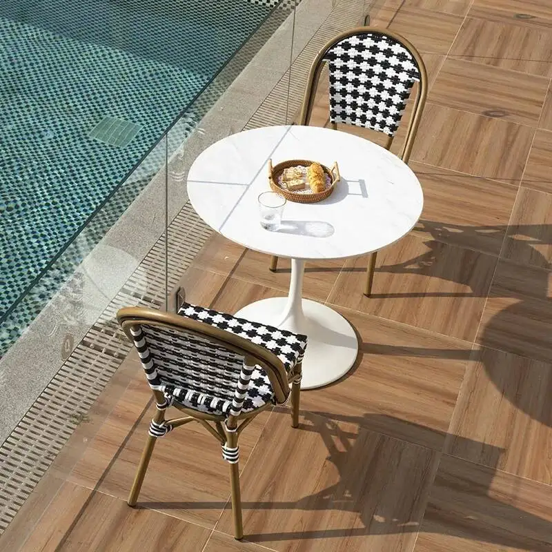 

Sets Designer Outside Garden Furniture Minimalist Natural Retro Wood Garden Furniture Sets Nordic Adult Tuinmeubelen Decorations