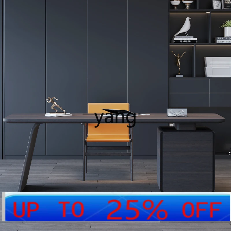 

Lh minimalist modern desk light luxury long boss desk adult home computer desk