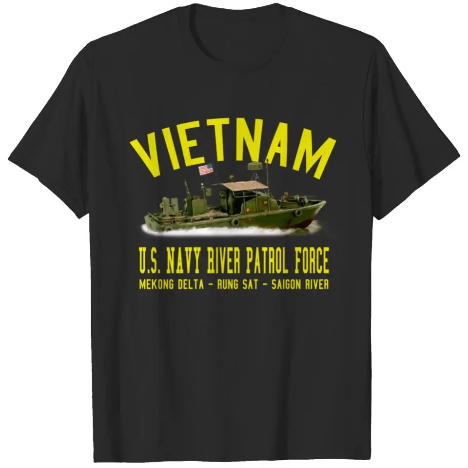 Vietnam Mark II PBR - Patrol Boat, River T-shirt Short Sleeve Cotton T-Shirts