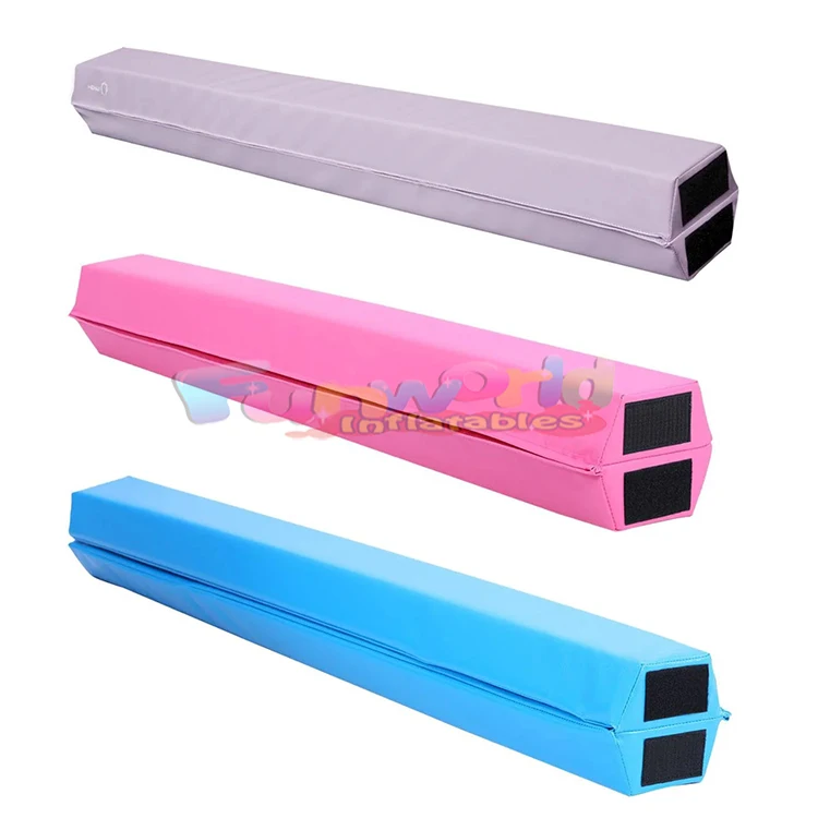 

Gymnastic floor equipment adults kids portable balance beam home folding gymnastics balance board foam beams