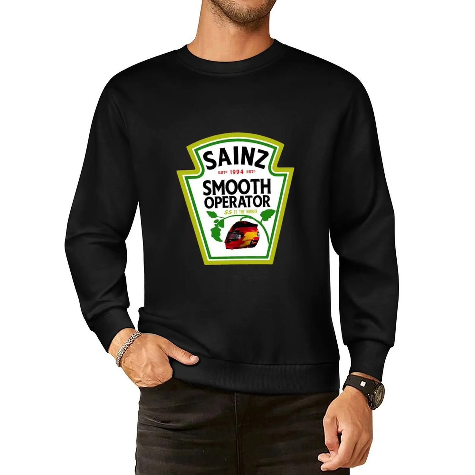 

Carlos Sainz Smooth Operator 2023 Pullover Hoodie korean autumn clothes korean clothes men's winter sweater sweatshirts