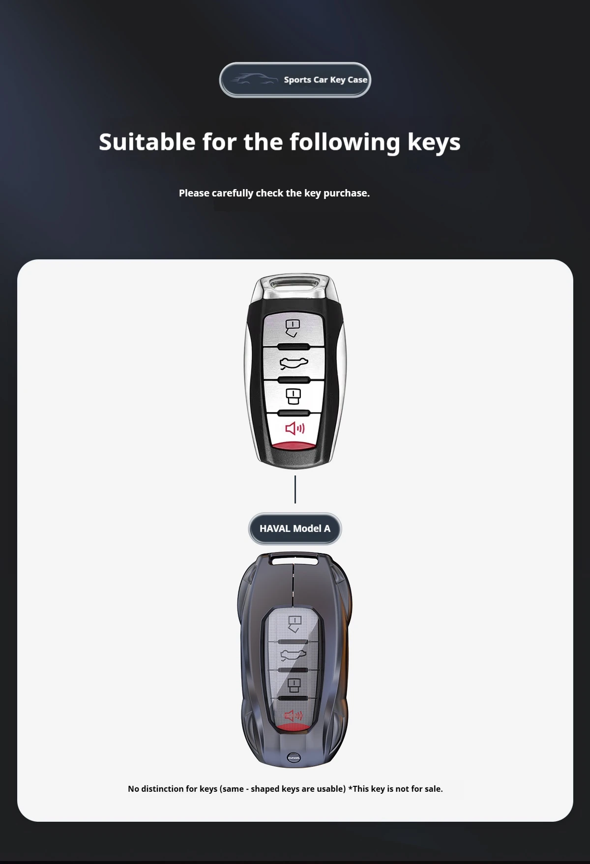 Silicone Car Remote Key Case Cover Holder For Great Wall Haval Hover H1 H4 H6 H7 H9 F5 F7 H2S GMW Coupe Accessory Metal Shell