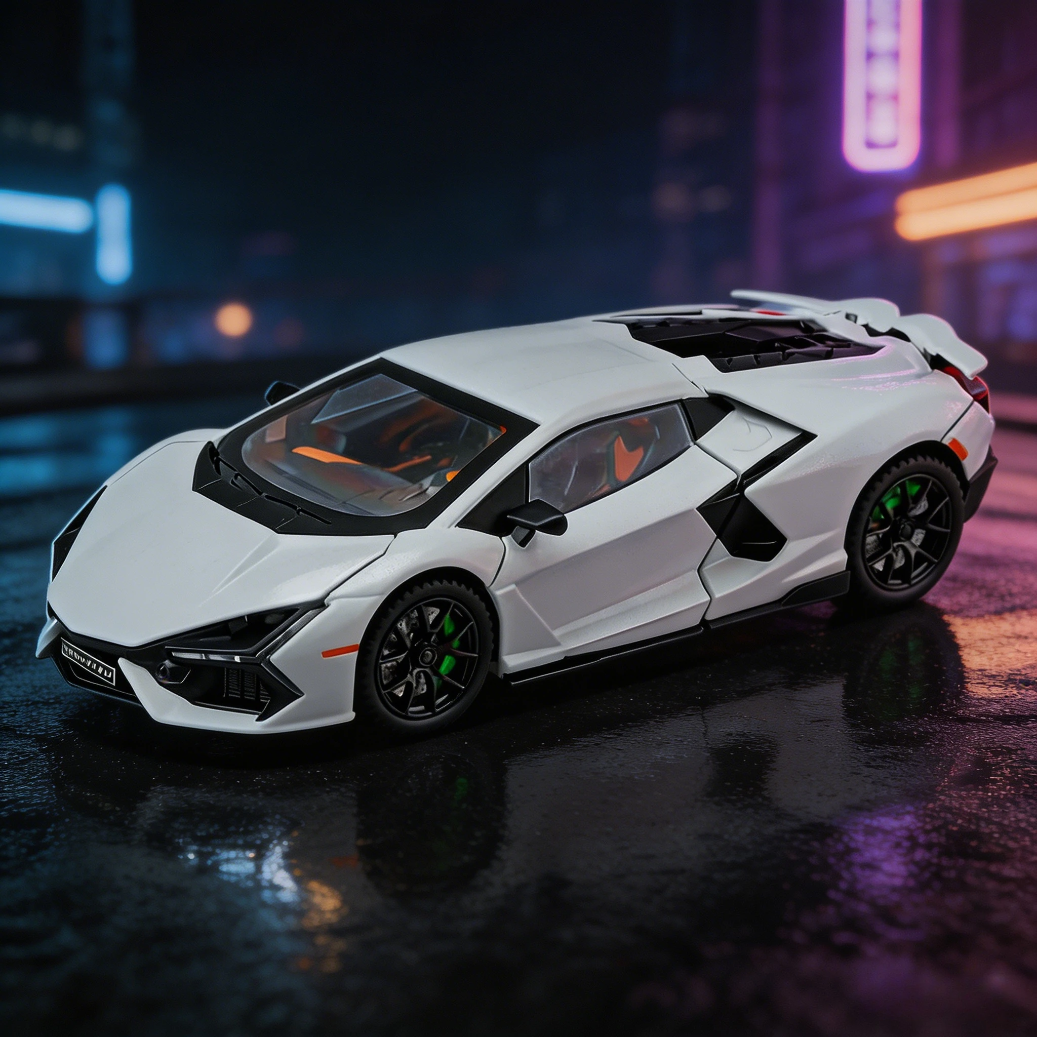 

1:24 Lambor Revuelto Miniature Alloy Diecast Car Models Toys Supercar 4 Doors Opened Vehicles Toddler Kids Gifts