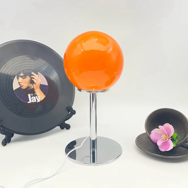 이름 없는 가게 크림 스타일 침대 옆 분위기 조명, 레트로 디자인 창의적인 침실 북유럽 소녀 인테리어 장식 테이블 램프