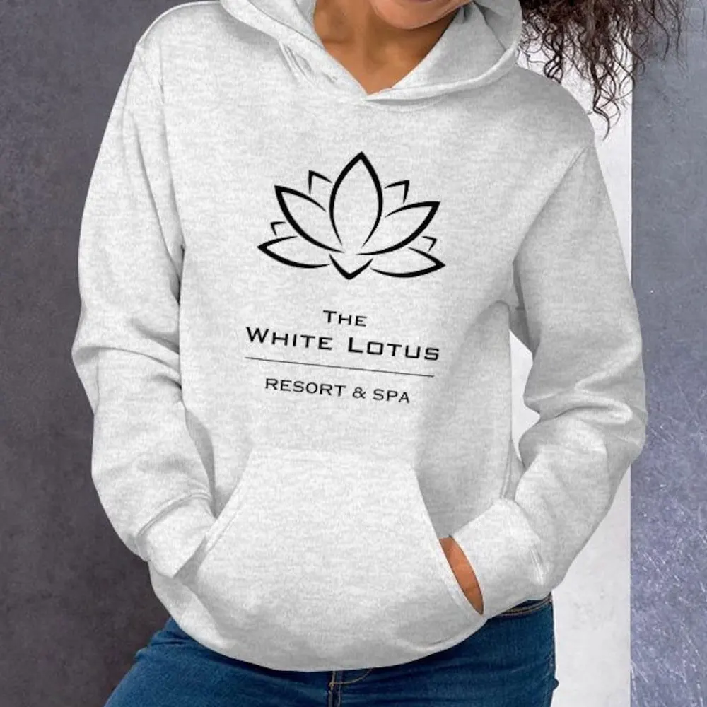 White Lotus Sweatshirt | White Lotus Jumper Graphic Hoodie Long Sleeve Cotton Blend Spring Fashion Unisex Adult Youth Gift Fans