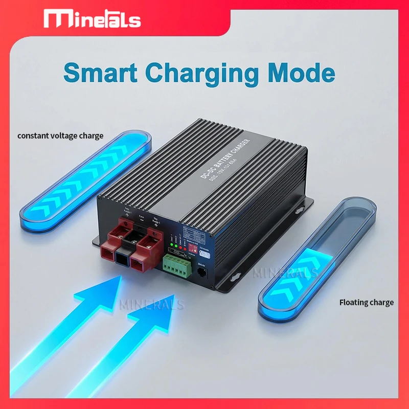 Shipping from US Booster 12V 60A LPF4 Lead-acid  DC To DC Charge With Bluetooth Marine DC Campers Lithium Battery Charger