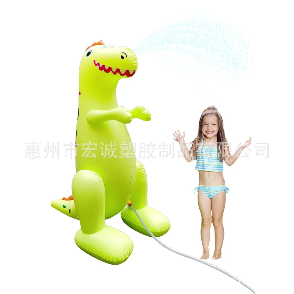 PULVERIZADOR DE AGUA inflable para niños, juguete de dinosaurio para exteriores, rociador de elefante, piscina, tiburón, césped, novedad