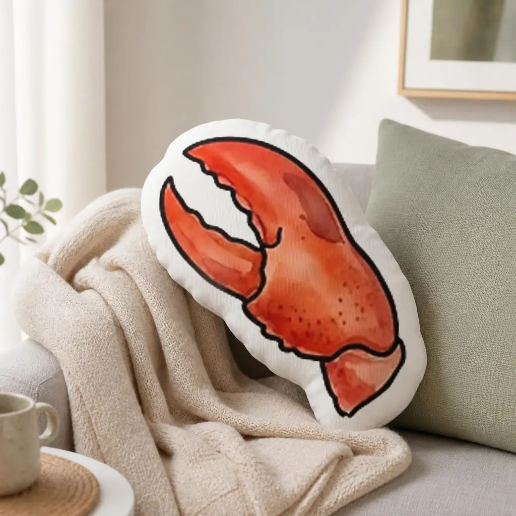 Friends Lobster Claw Funny Pillow Cushion Irregular Stuffed Throw Pillow Home Decor Gift Sofa Bed