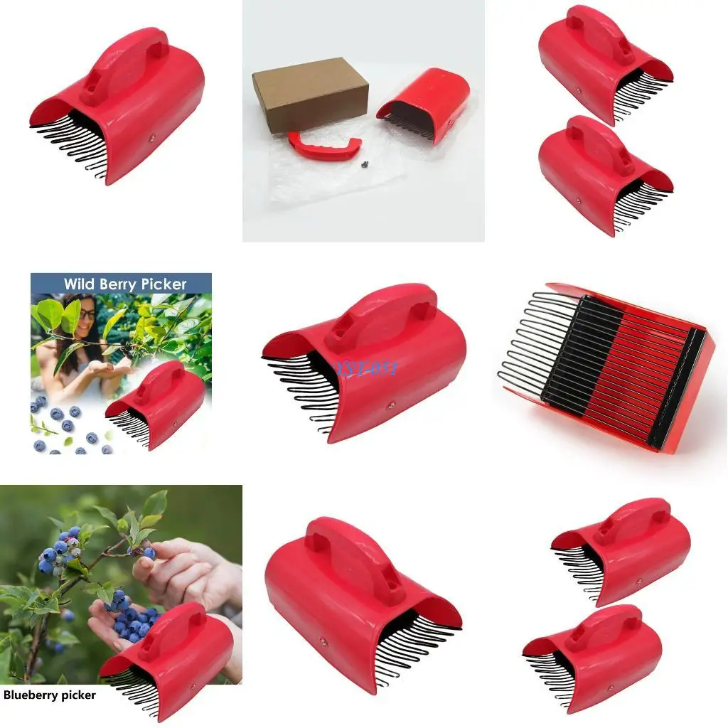 

E15A Professional Blueberry Picking Tool Spacious Collector High Strength Plastic Build For Orchard Harvesting
