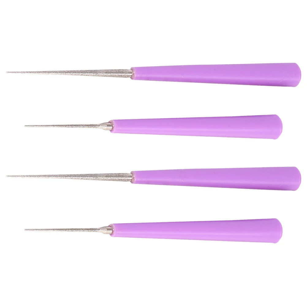 

4 Pcs Manual Drilling Reaming Needle Bead Tool Jewelry Making Tools Pearl Beading for Diamond