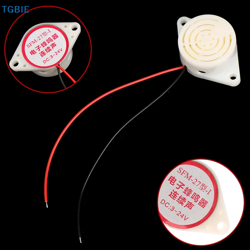 【TL】SFM-27 3-24V 12V 95DB Active buzzer High-decibel Electronic Buzzer Beep Alarm Intermittent / Continuous For Arduino Buzzer