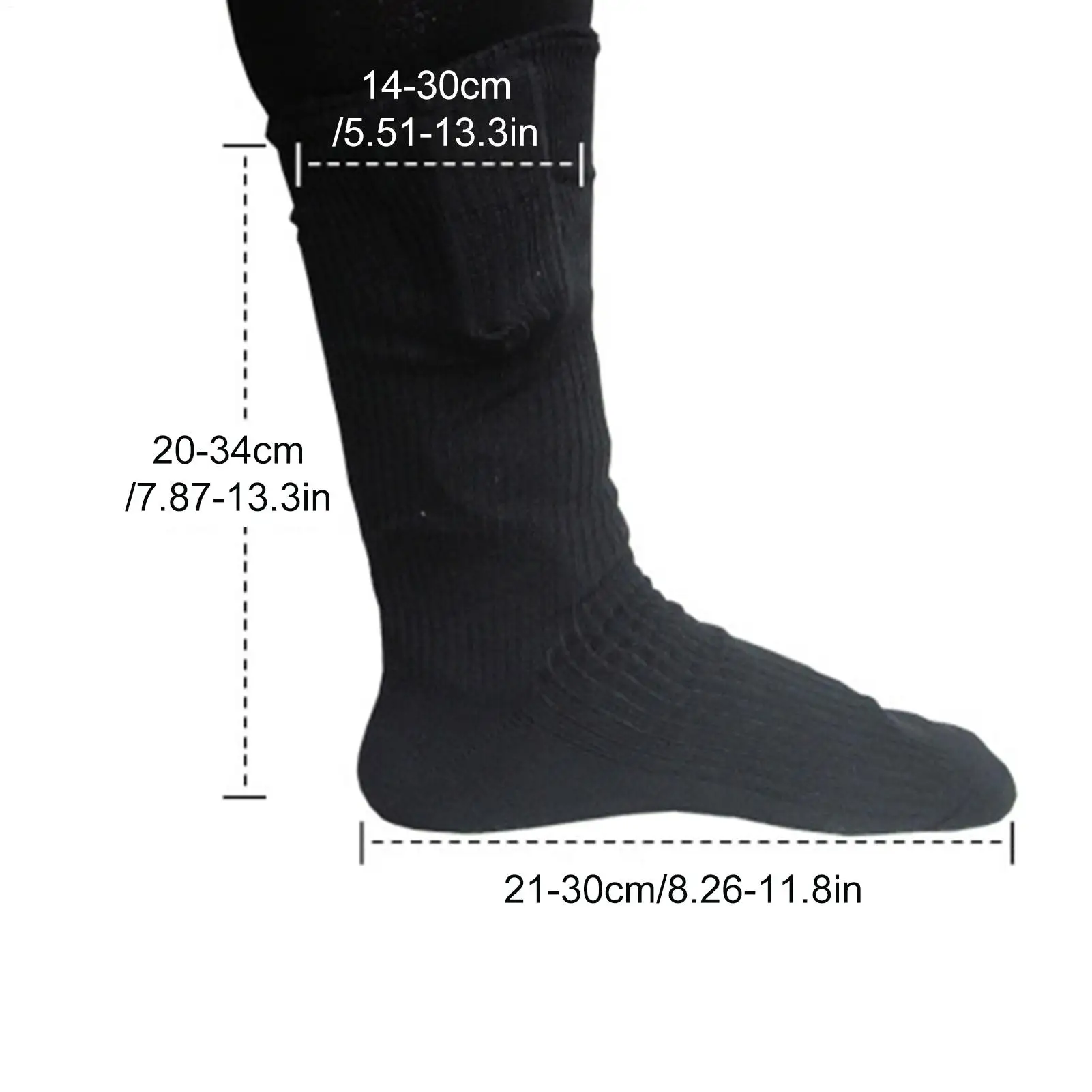 جوارب جديدة ساخنة مريحة وقابلة للغسل، حتى تسخين للرياضات الشتوية والتزلج على الجليد والسفر المنزلي في الهواء الطلق #2