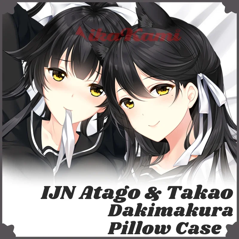 

IJN Atago Takao Dakimakura Azur Lane Pillow Case Sexy Pillowcase Full Body Hugging Otaku Cushion Cover Bedding Home Decor Gift