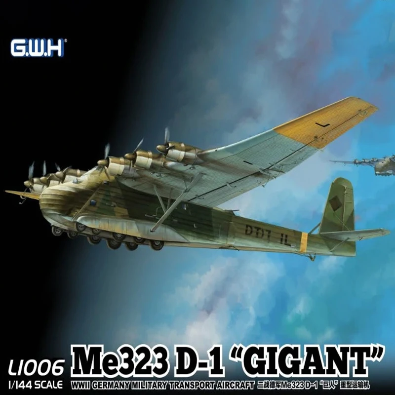 

Great Wall Hobby L1006 1/144 Me 323 D-1 "Gigant" Aircraft Scale Model Kit