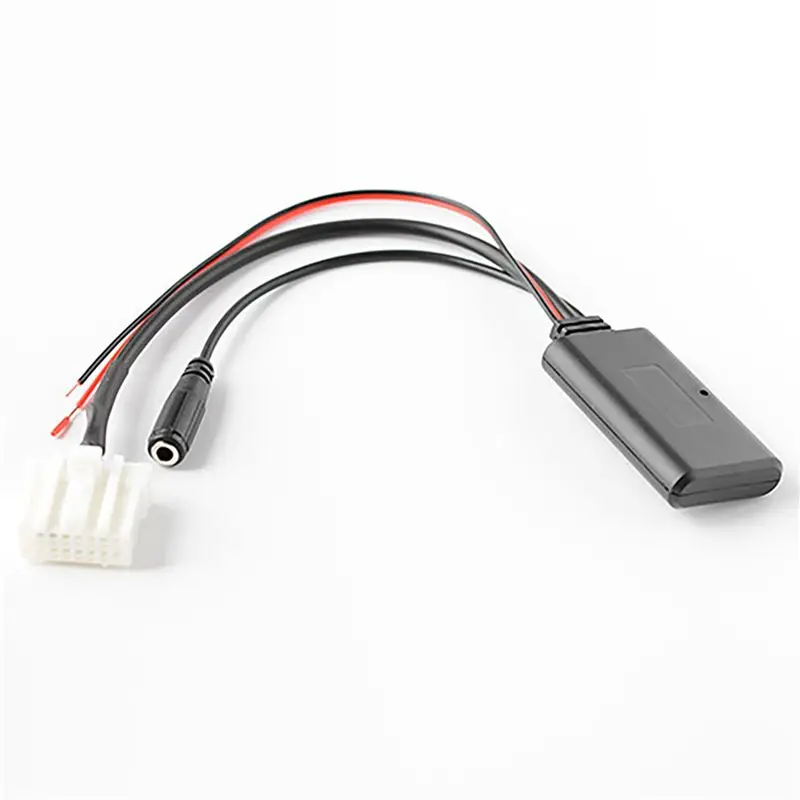 A03E-2X Car Bluetooth 5.0 Aux Cable Microphone Handsfree Mobile Phone Free Calling Adapter For Mazda 2 3 5 6 MX5 RX8 CX7