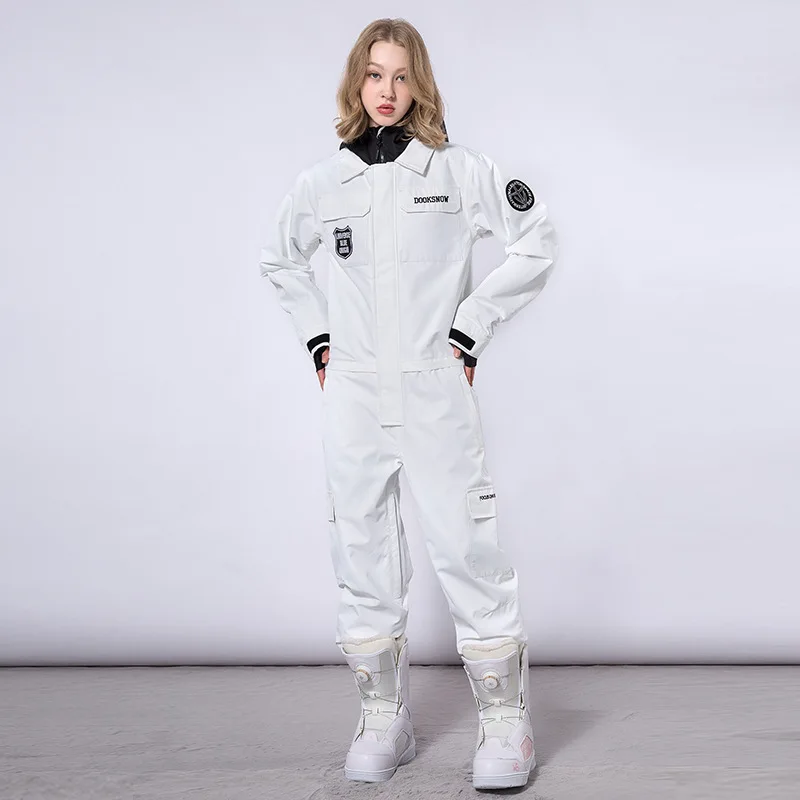 2024 Buitensport Snowboard Heren Overall Nieuwe Winter Één Stuk Dames Skipak Winddicht Waterdichte Warme Jumpsuit Bergkleding