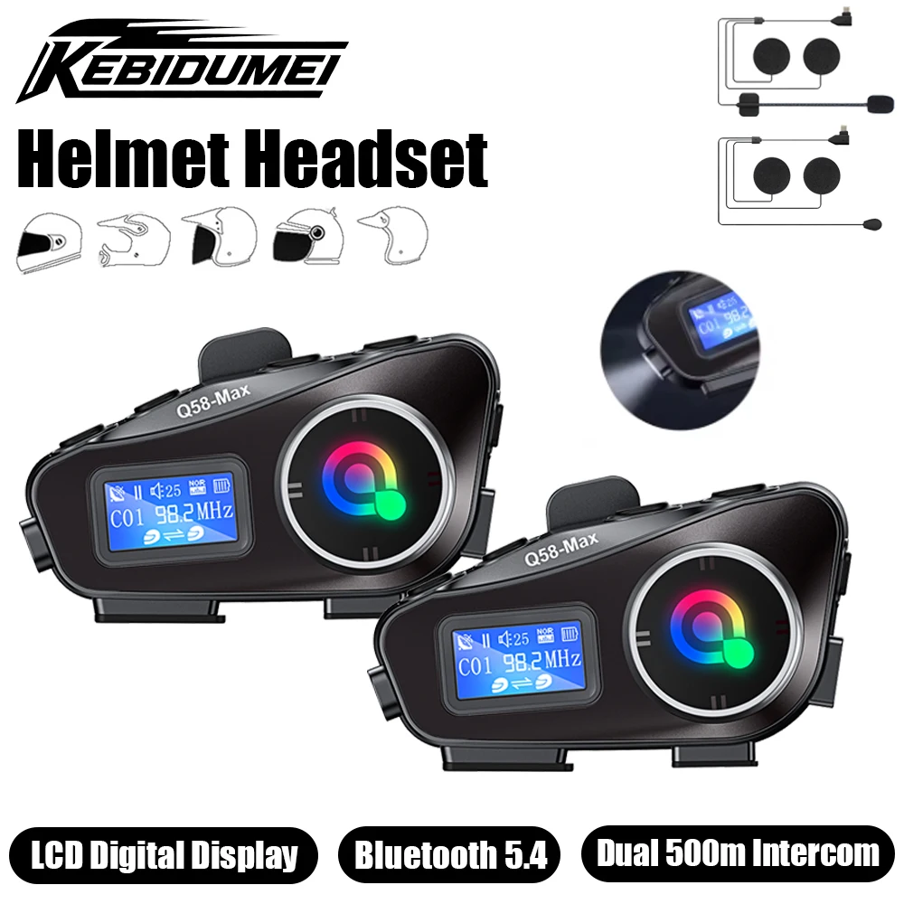 yZ[zKEBIDUMEI 1/2  Q58-Max wbgwbhZbgI[goC 500 [gC^[R Bluetooth5.3 wbhtH LCD fBXvCC^[zgyv[[