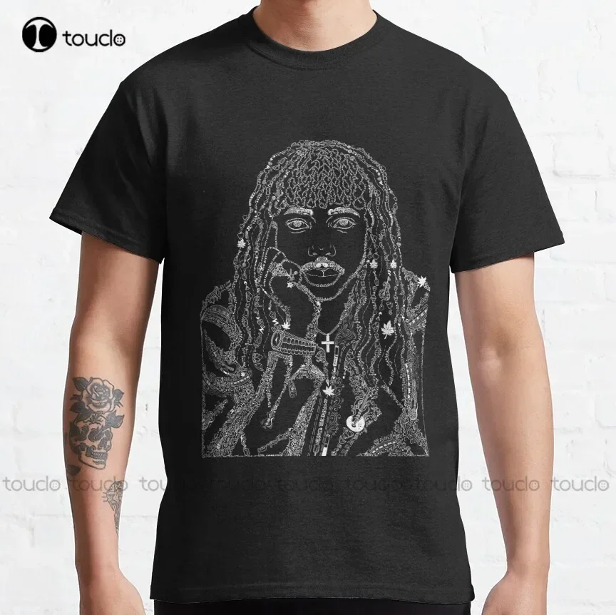 Rick James - Buffalo Legend Rick James, Dave Chappelle, Classic T-Shirt Gym Shirts Custom Aldult Teen Unisex Xs-5Xl