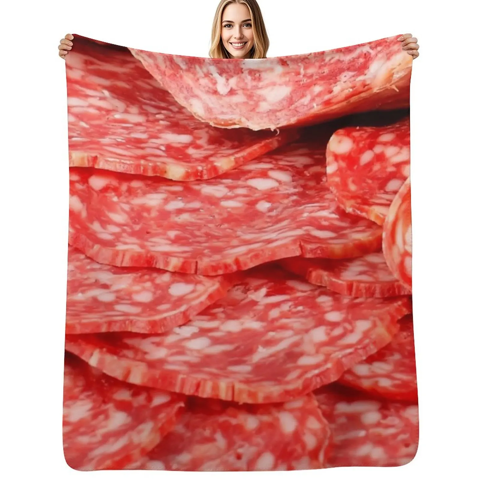 

SALAMI 2 Throw Blanket Vintage Luxury Throw Hairy Decoratives Blankets