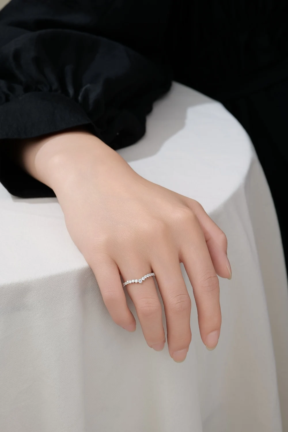 Custom Lab Grown Diamond 9K 14K 1ct VVS Clarity D Color Gold Engagement Promise Wedding Anniversary Ring for Women