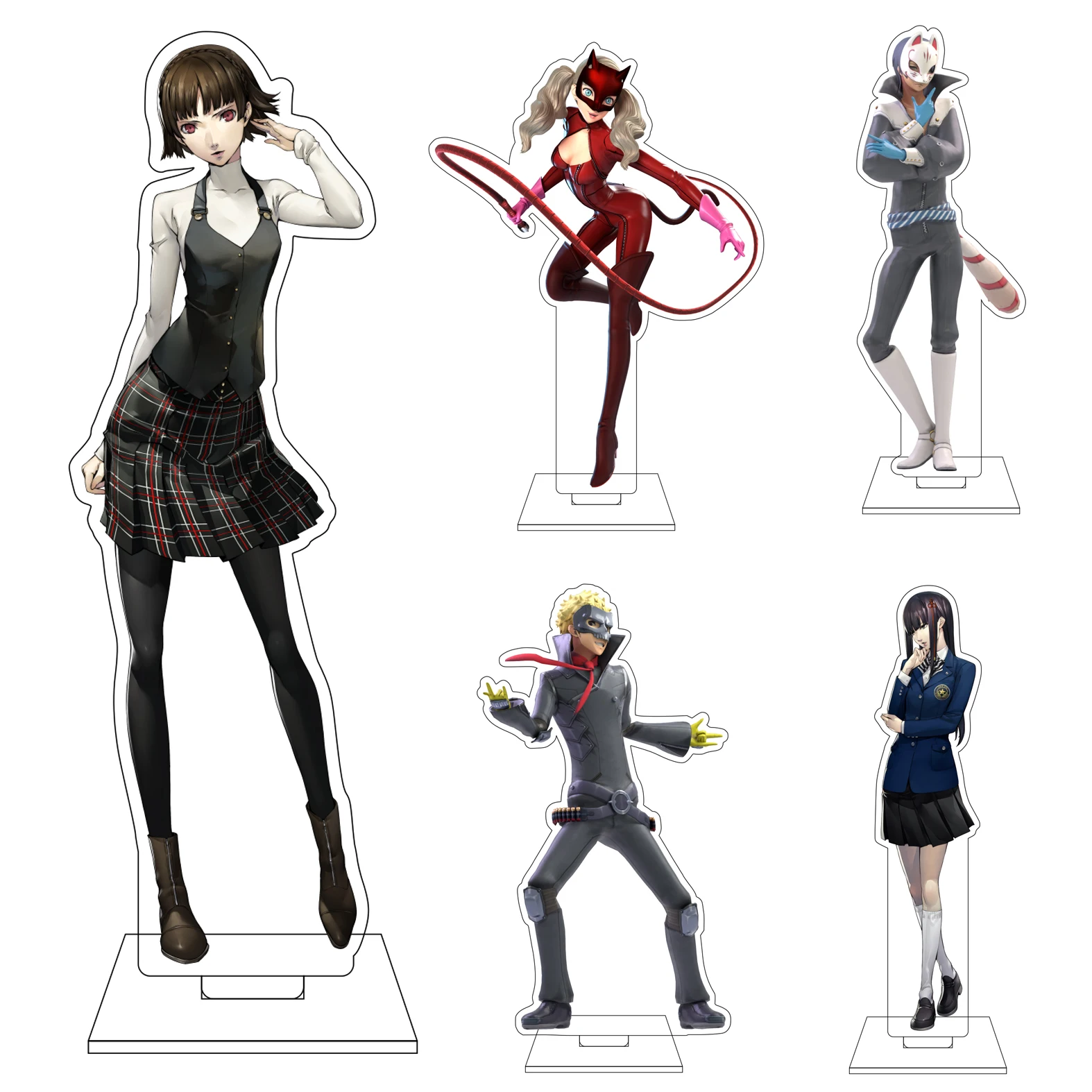 Figura de Acrílico de 16CM do Anime Takamaki An Sakamoto Ryuji Morgana Amamiya Ren, Ornamentos e Presentes