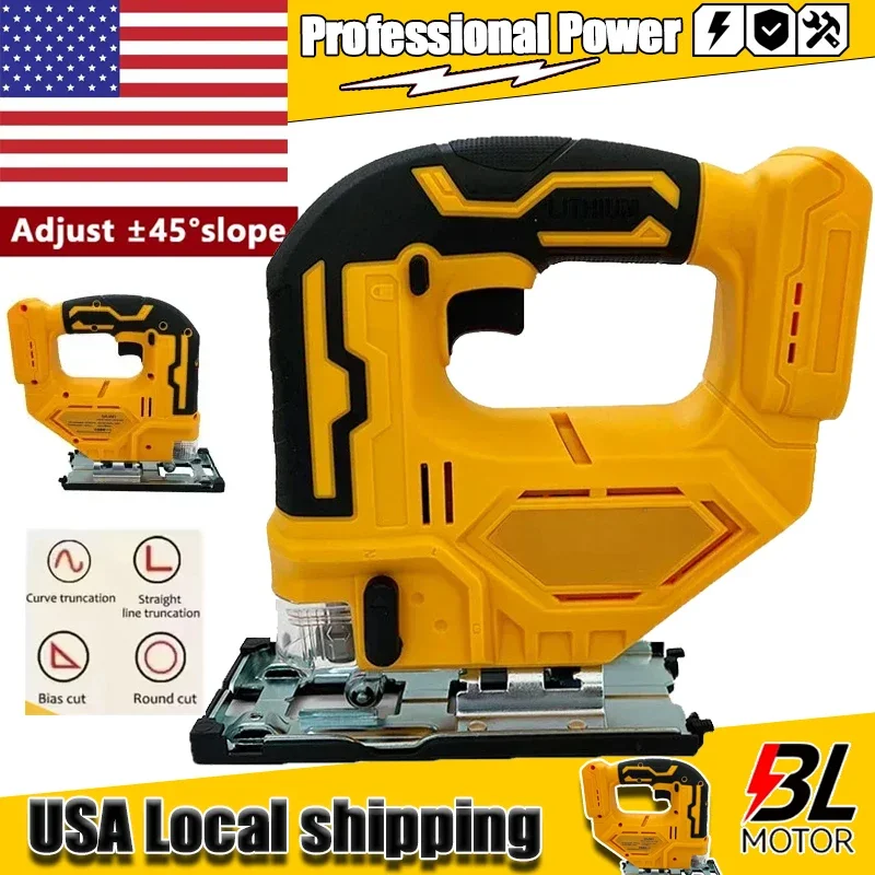 

Аккумуляторный бесщеточный лобзик DeWalt 20В, 2700 об/мин, портативный многофункциональный регулируемый электроинструмент для деревообработки