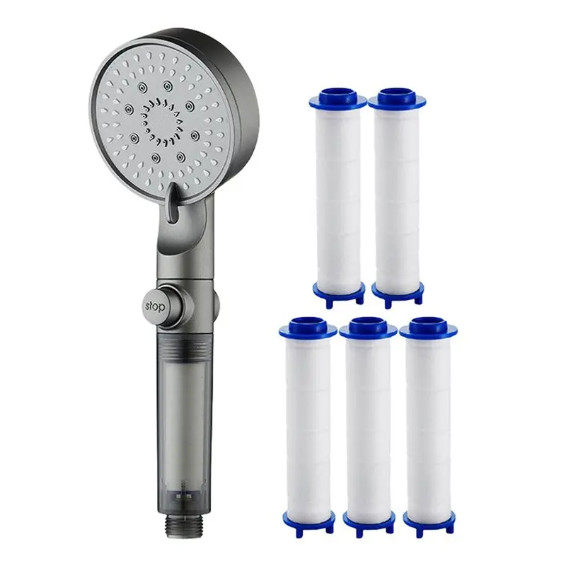 

^Arrival Adjustable Sprayers Handheld Filtered Shower Head Built-In Hard Water Filter Powerful Cleaning Nozzles