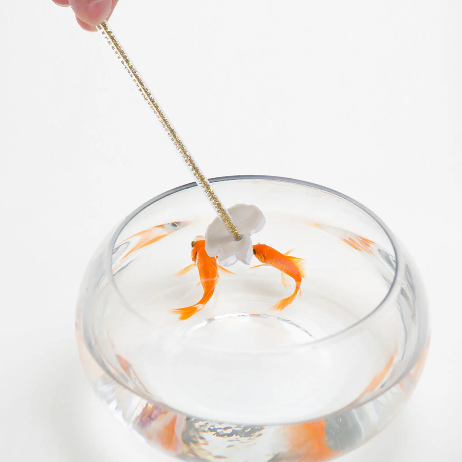 

Betta Fish Training Stick Handmade Resin Exercise Wand for Aquarium Betta Tank Decorations Interactive Fish Training Tool