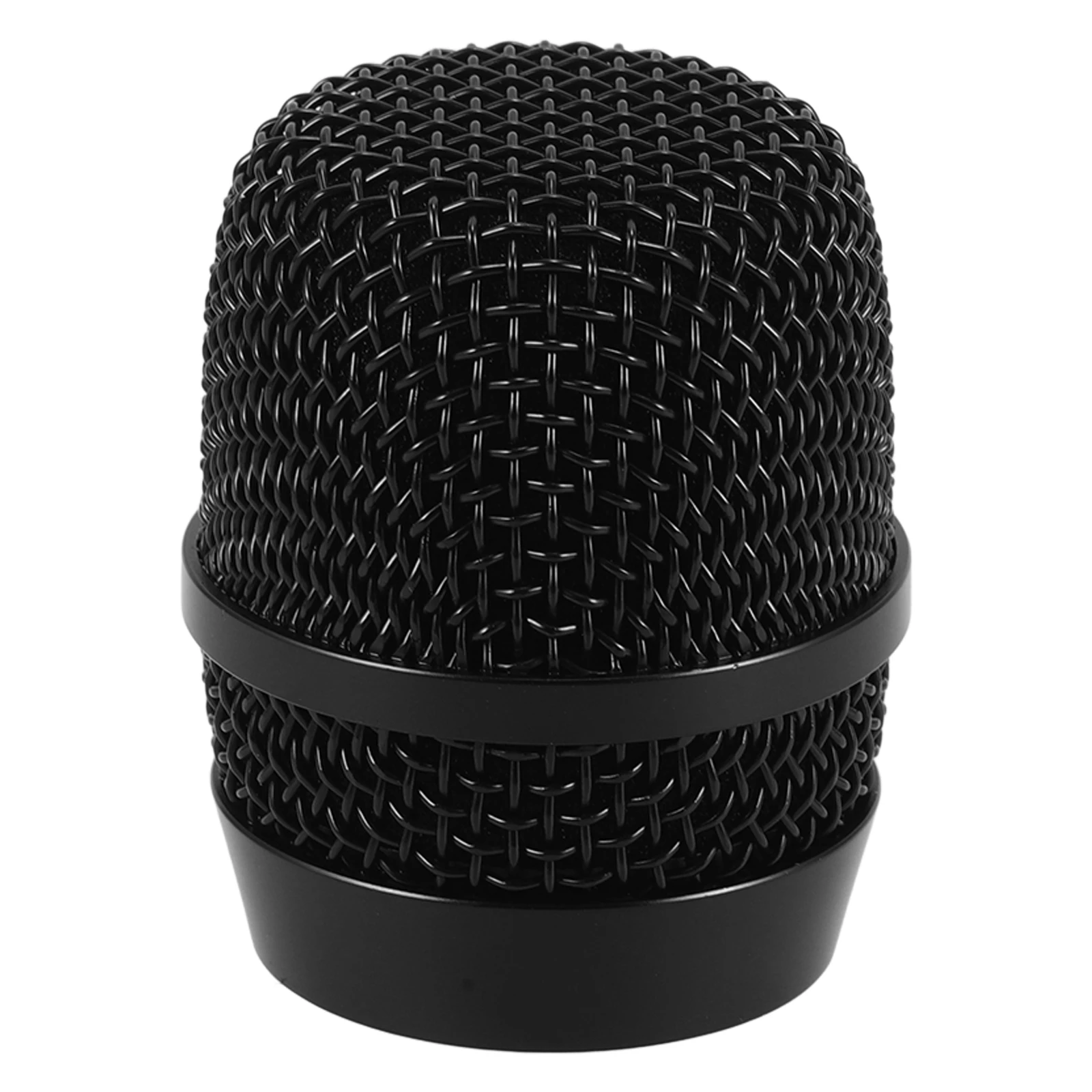 

Microphone Head Mesh Grill Rings Grille Ball Replacement Wireless Metal Black 666 typealias Mic Cover Accessories Sound Quality