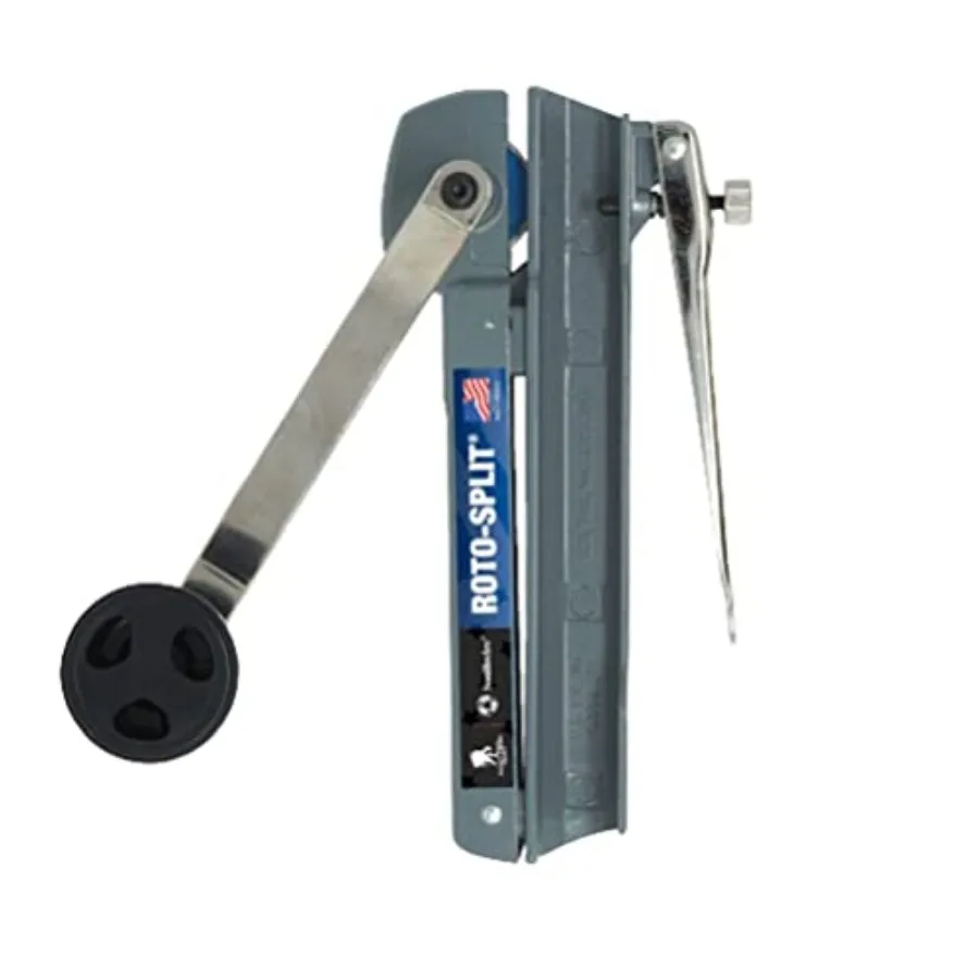 

Rotary Cutter with Lever BX - Cuts and Strips Armored Cable 14/2 to 10/4 - Durable Epoxy-Enameled Body - Blade Storage in Handl