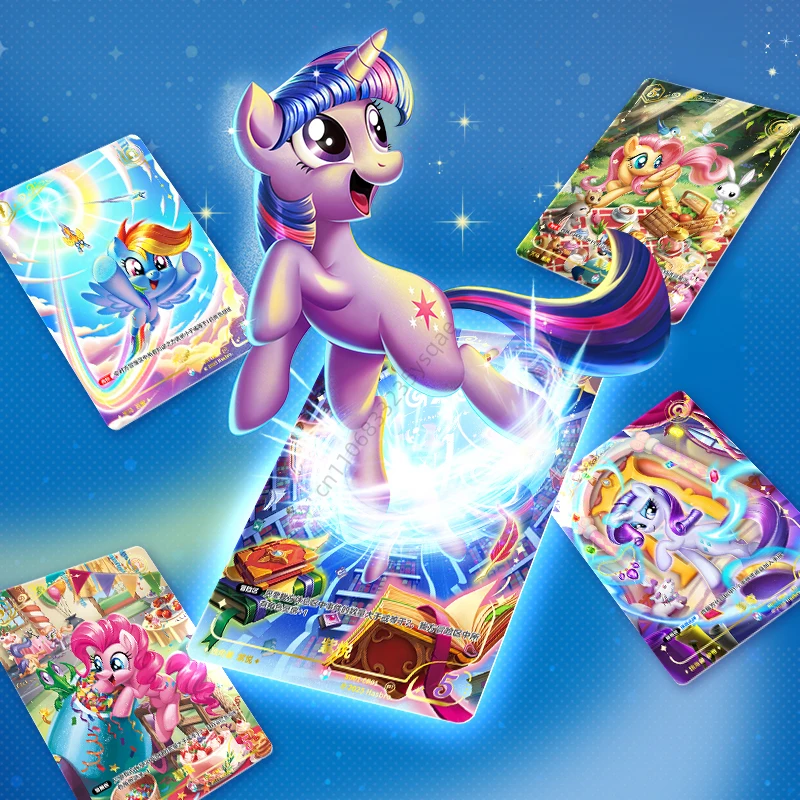 KAYOU Echte My Little Pony Card TCG Trading Cards Vriendschapsset Sail Supplement Pack Schattige prinses Collectiekaart Speelgoed Cadeau