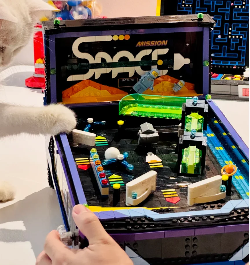 新登場 スペースアーケード ピンボールマシン 組み立てブロッ - Retro Gaming Lego のレビューと価格