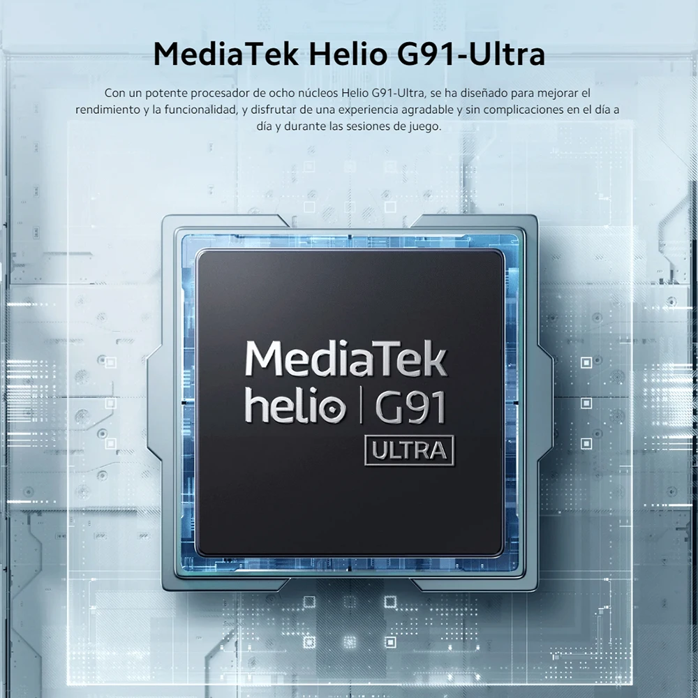 Xiaomi Redmi 13 Smartphone MediaTek Helio G91 Ultra, Pantalla FHD+ de 90Hz y 6.79\
