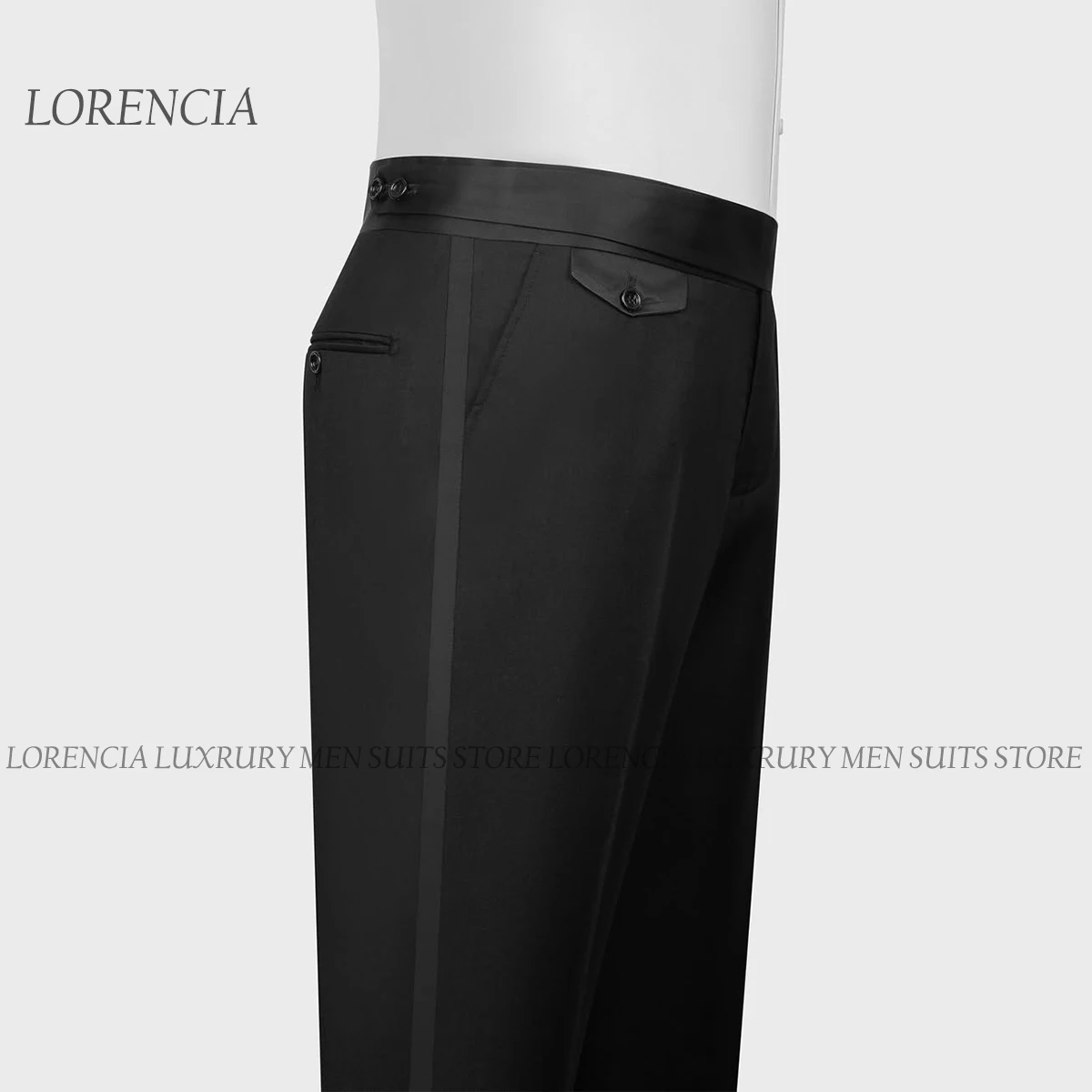 Costumes de luxe pour hommes, strass, haut de gamme, perles, Tuxedos personnalisés, ensembles de 2 pièces, Slim Fit, Blazer de bal de fête, Ropa Hombre