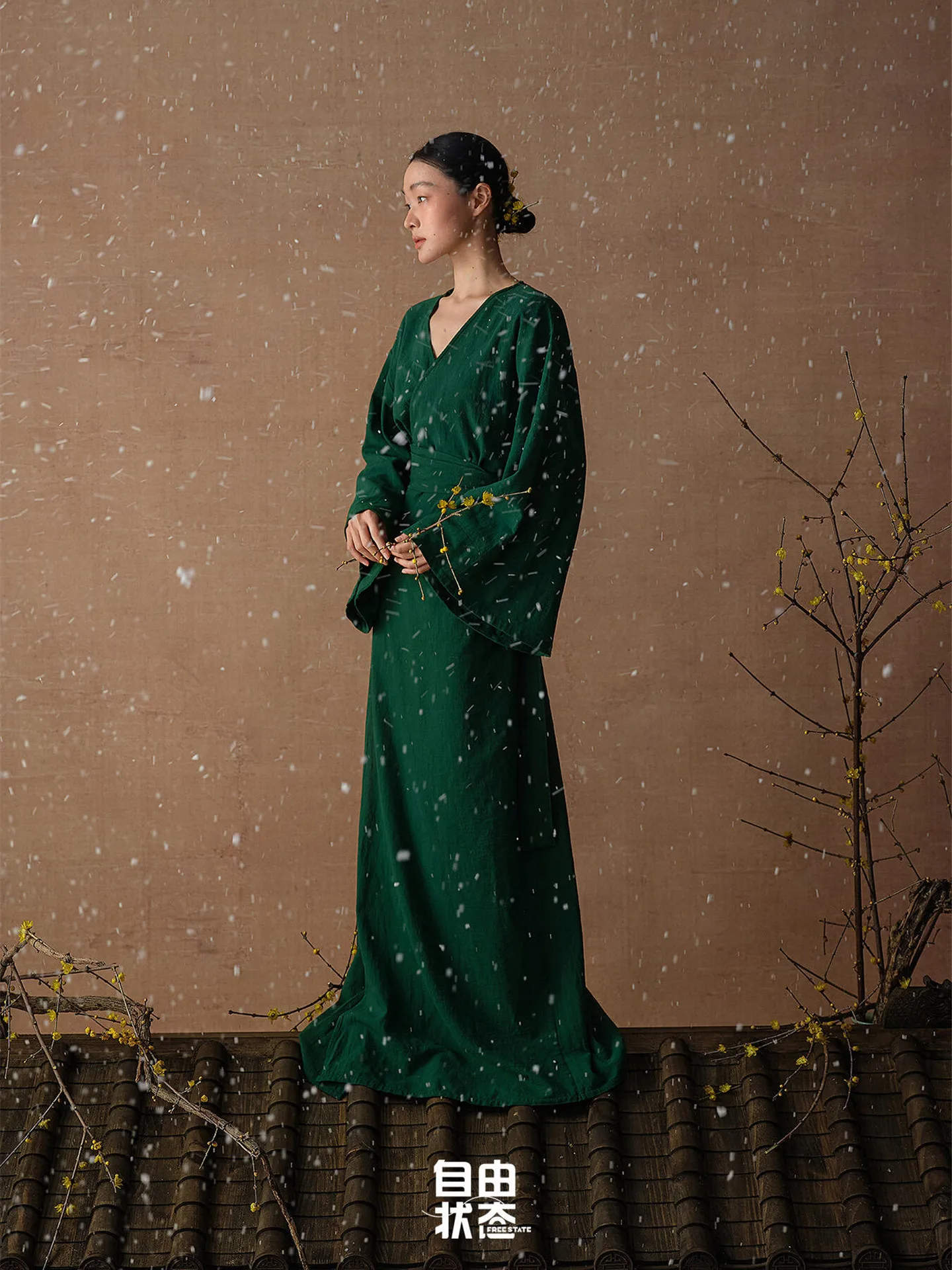 

Ele Vintage Chinese Sle Portrait Photoaphy Costume Free Lazy Individual Artistic Photo Clothing Polyester Fabric
