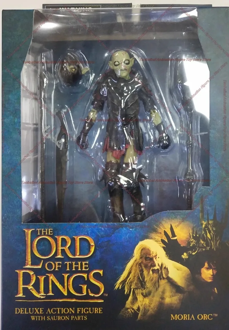 The Lord of The Rings' - Moria Orc Poseable Action Figure Model From 'The Fellowship of The Ring in Stock:  Original '