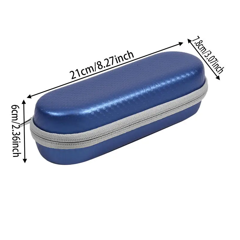 Kotak Penyimpanan Sikat Gigi Portabel Kosong Universal, Tas Penyimpanan EVA untuk Sikat Gigi Elektrik, Kotak Pelindung dan Organizer