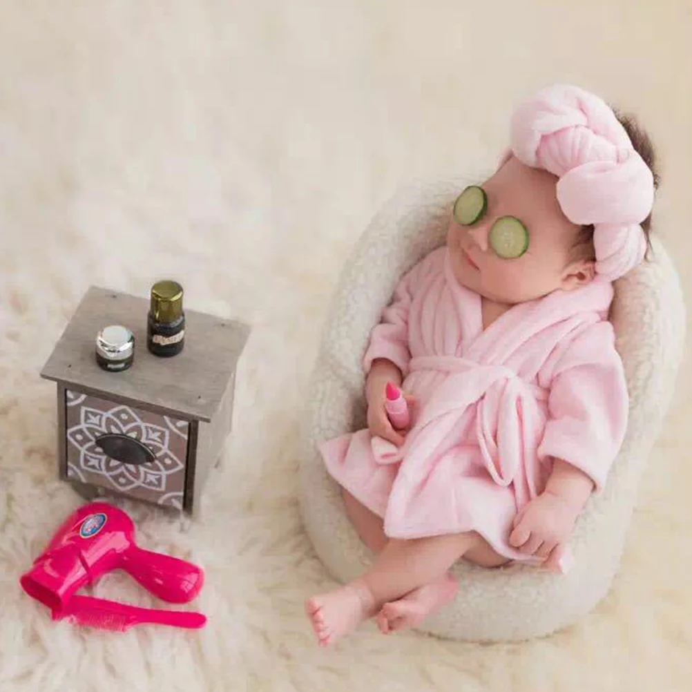 

Baby Bathrobe Infant Bathing Suits Skin Friendly Soft Cotton Photo Washable Durable Comfortable Water Absorbing