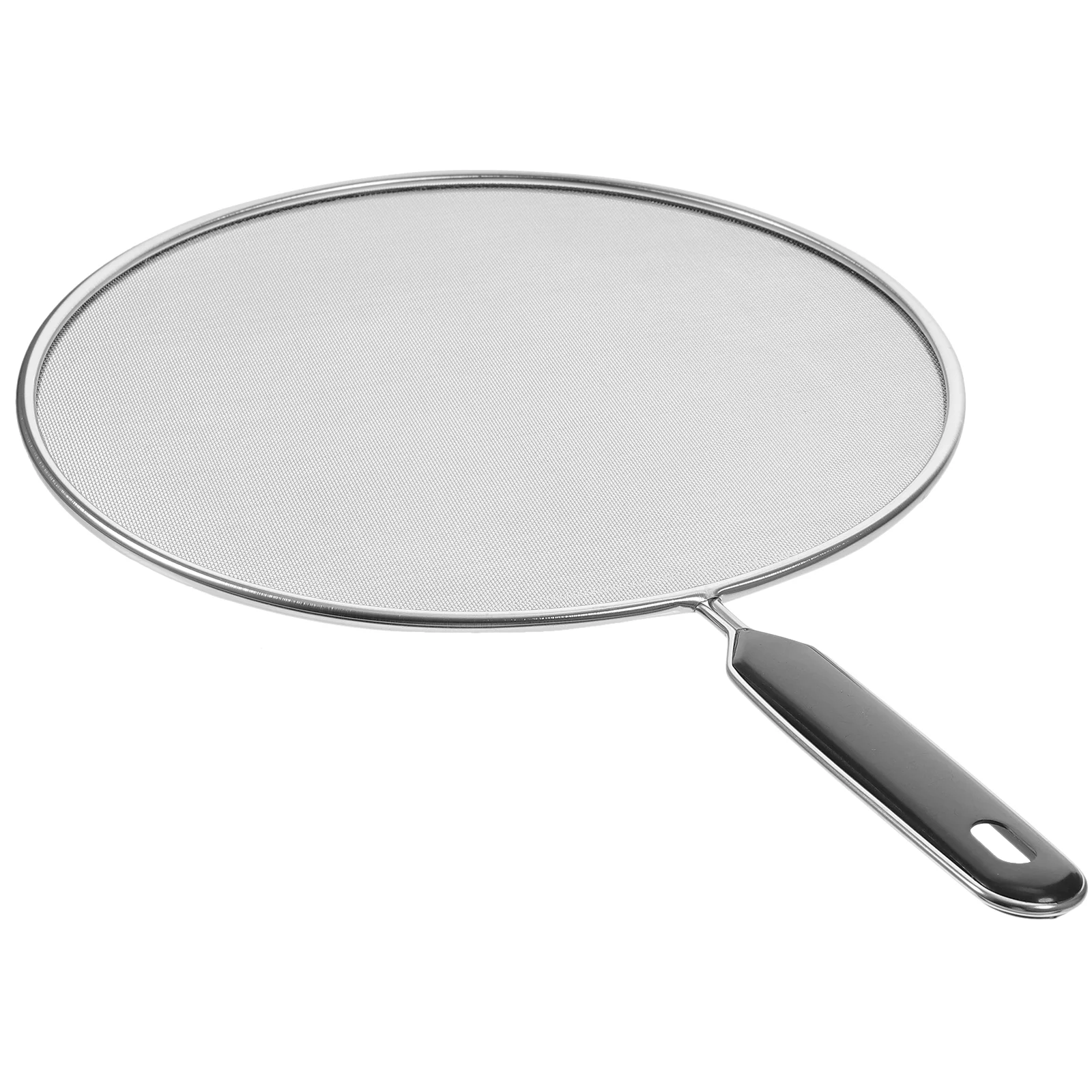 Splatter Screen with Handle Oil Net Frying Pan Cooking Pot Cover Skillet Griddle