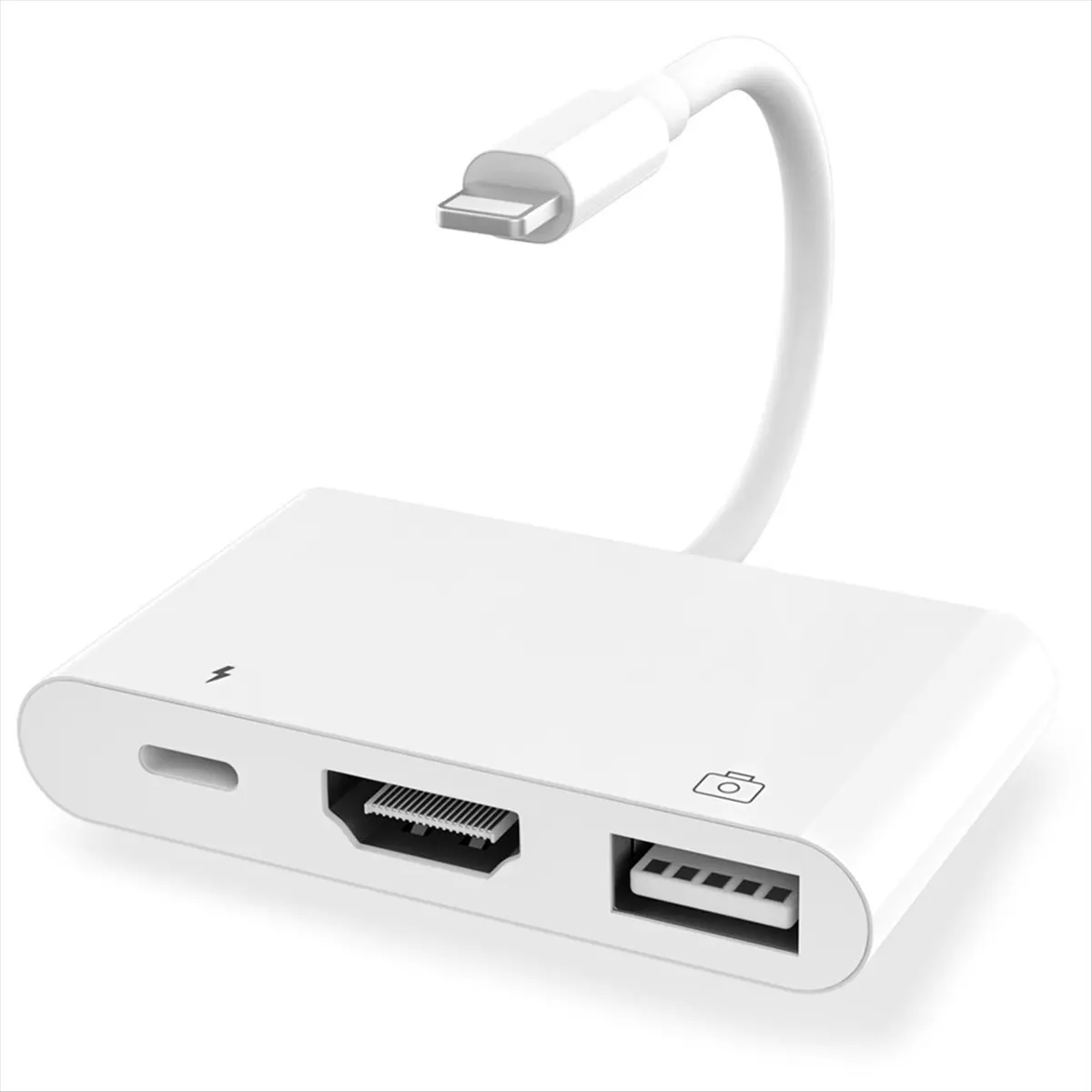 618 Mega Sale- -Compatible OTG Adapter for , Digital AV 1080P HD Adapter, USB OTG Cable and Charging Port
