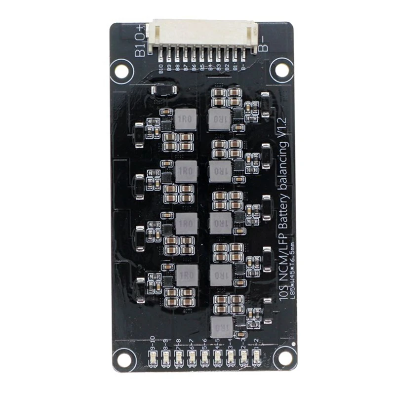Equilibrador activo de batería de litio, placa de conversión de energía de transferencia de energía con Cable de Terminal, 1,2 a, 10S, 1 Juego