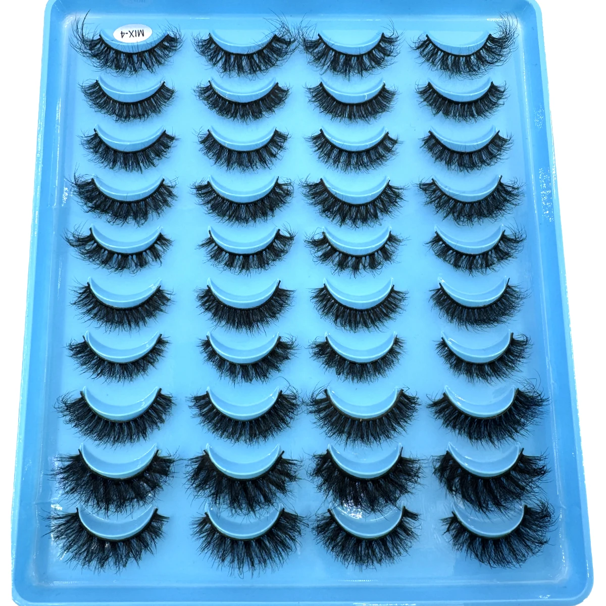 Neue 20 Paar Natürliche Lange Mix-Styles Nerz-Falsche Wimpern, Künstliche Wimpern, Make-up-Set, Nerz-Wimpernverlängerung, Kurze Wimpern – Detail 4
